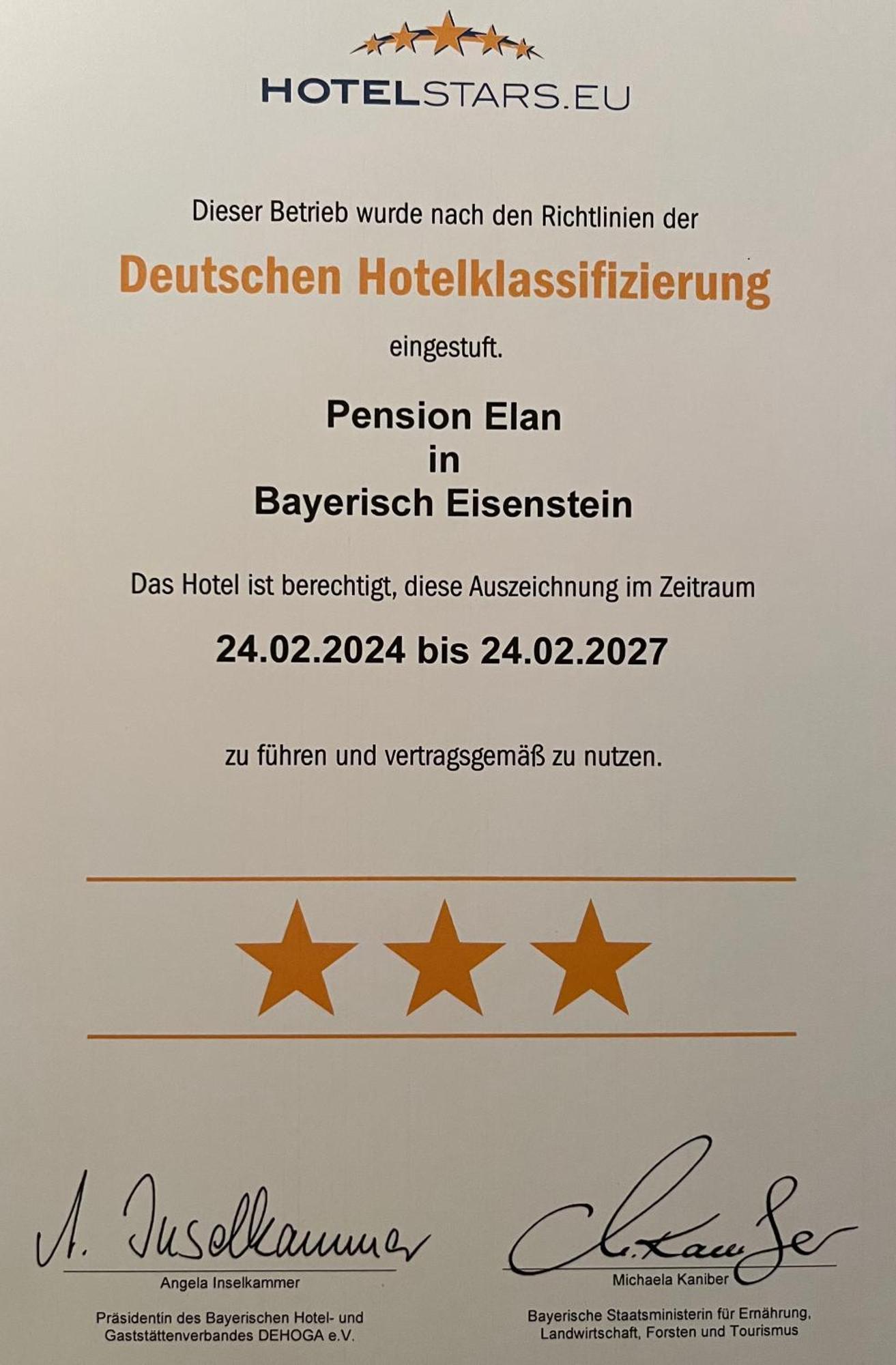 Pension Elan Bayerisch Eisenstein Exterior foto